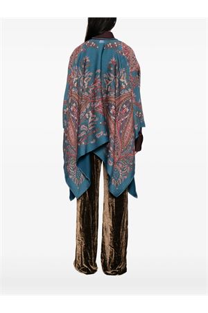 Poncho Con Stampa Paisley ETRO | WRBD0012AV778X0883
