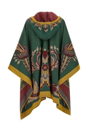 Cape in wool and viscose blend ETRO | WRBD0027AQ291X0826