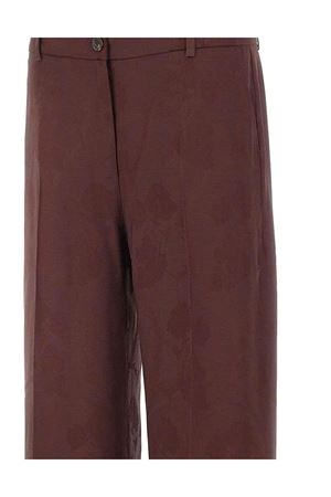 Pantalone in misto lana e viscosa color borgogna ETRO | WREA006599TJB41M5039
