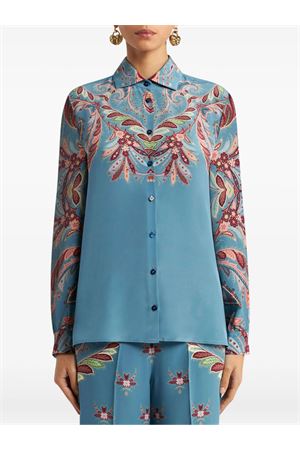 Camicia In Seta Con Stampa Paisley ETRO | WRIA0019AKA37X0884