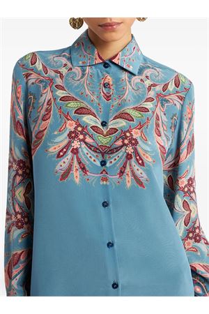 Camicia In Seta Con Stampa Paisley ETRO | WRIA0019AKA37X0884