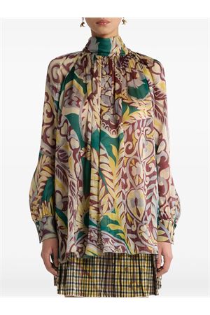 Blouse in washed pure silk organza ETRO | WRJA015099SA1K3X0890