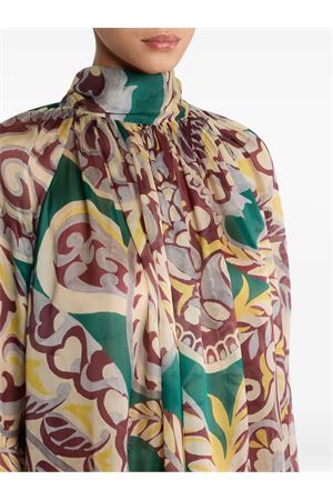 Blouse in washed pure silk organza ETRO | WRJA015099SA1K3X0890