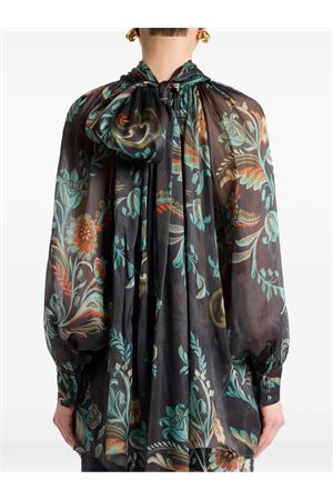 Blusa In Seta Con Motivo Narcisi ETRO | WRJA015099SA1M0X0881