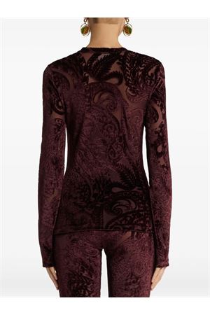 Top In Velluto Jacquard Con Motivo Paisley ETRO | WRJB001199JMD03M5039