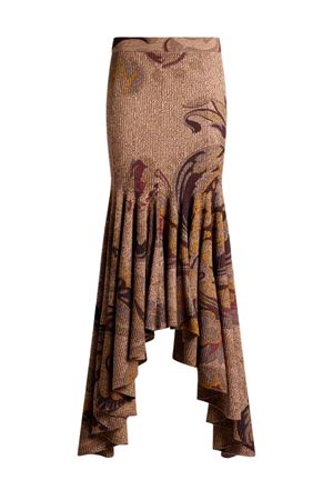 Gonna Lunga In Lana A Costine ETRO | WRKB0053AKC84S9890