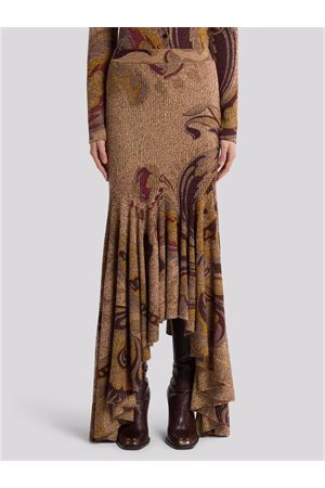 Gonna Lunga In Lana A Costine ETRO | WRKB0053AKC84S9890