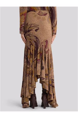 Gonna Lunga In Lana A Costine ETRO | WRKB0053AKC84S9890