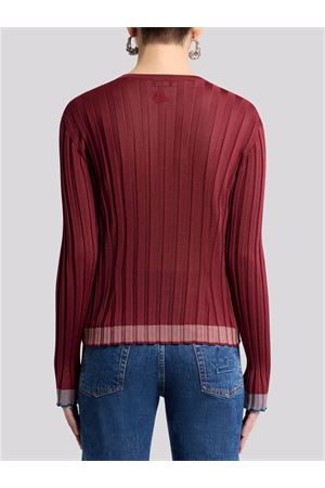 Maglia a coste bordeaux ETRO | WRKE0315AV707F0130