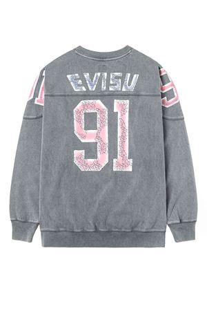 Grey cotton long sleeves T-shirt EVISU | 2EAEJM5TL6105LIGHTGREY