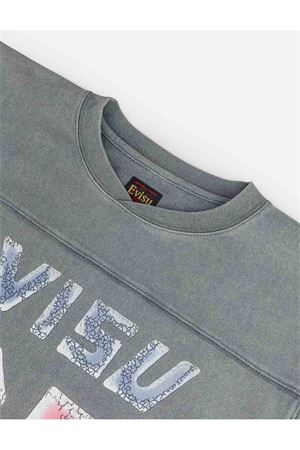 Grey cotton long sleeves T-shirt EVISU | 2EAEJM5TL6105LIGHTGREY