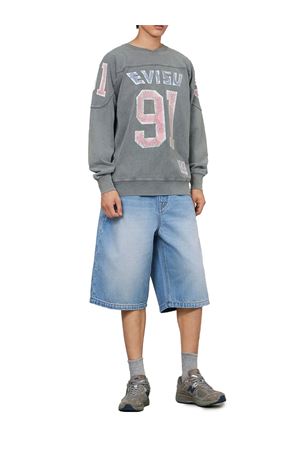 Grey cotton long sleeves T-shirt EVISU | 2EAEJM5TL6105LIGHTGREY
