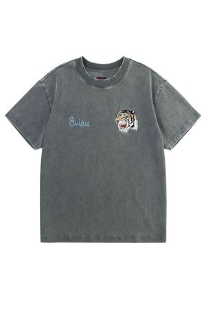 T-shirt nera in cotone EVISU | 2EAEJM5TS6023BLACK