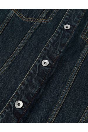 Washed Brushstroke Daicock Print Regular Fit Denim Jacket EVISU | 2EAHTM5DJ1003INDIGO