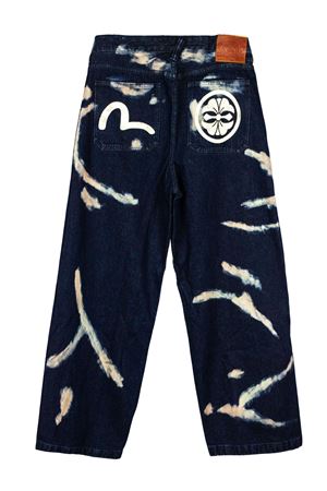 Tie-Dye Printed Seagull Jeans EVISU | 2EAHTM5JE1057INDIGO