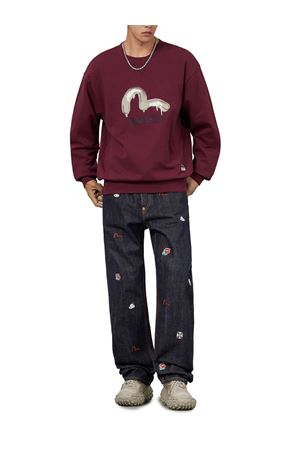 Allover Brand Embroidery Regular Fit Jeans EVISU | 2EAHTM5JE1060INDIGO