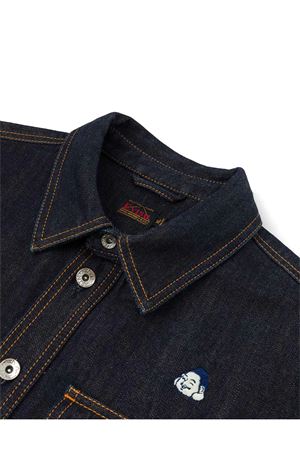 Allover Embroidery Regular Fit Denim Shirt Jacket EVISU | 2EAHTM5SJ1044INDIGO