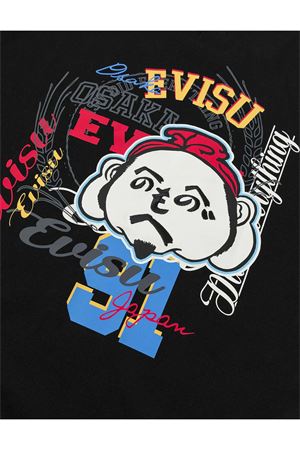 Black cotton T-shirt EVISU | 2EAHTM5TS1168BLACK