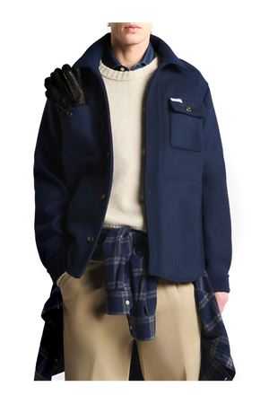 Shirt Jac in Panno di Lana Blu FAY | MAM04512820XRIU808