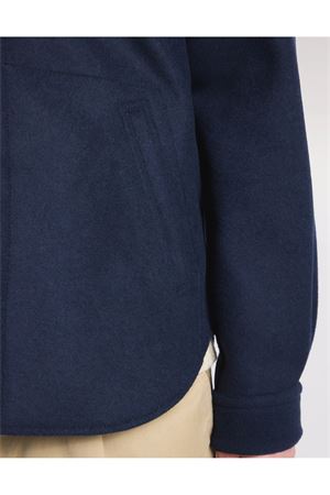 Shirt Jac in Panno di Lana Blu FAY | MAM04512820XRIU808