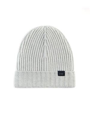 Cappello in Lana Grigia FAY | N7MF3512970XWIB217