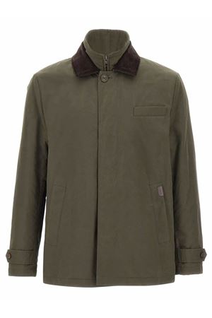 Short Morning Raincoat in Cotton and Nylon Faille FAY | NAM13510100XLZV805