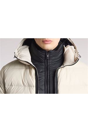 Double Front Down Jacket in Carded Poplin FAY | NAM32510620XMHB004