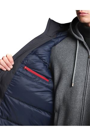 Caban in Gabardine Imbottito in Piuma FAY | NAM36510130XLBU807