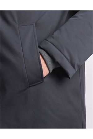 Caban in Gabardine Imbottito in Piuma FAY | NAM36510130XLBU807