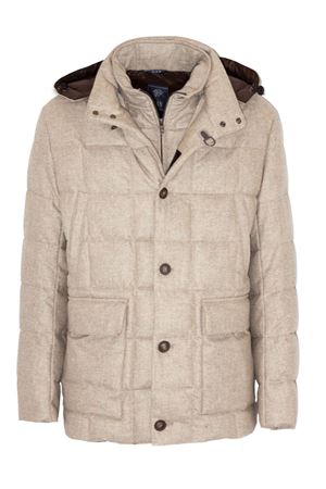 Piumino in lana vergine beige FAY | NAM36510480WGZC401