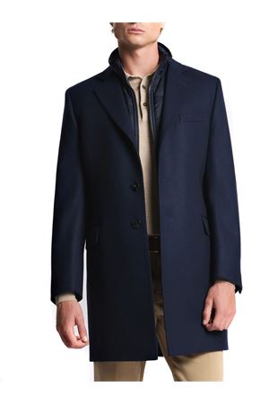 Double Coat in Wool and Cashmere Fabric FAY | NAM53511390GAHU802