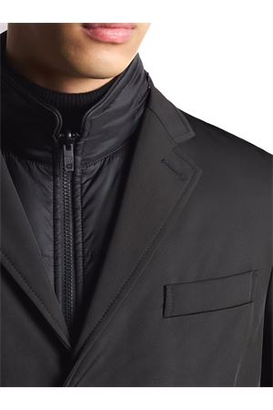 Double Coat in Gabardine Stretch FAY | NAM5351168STOAB999