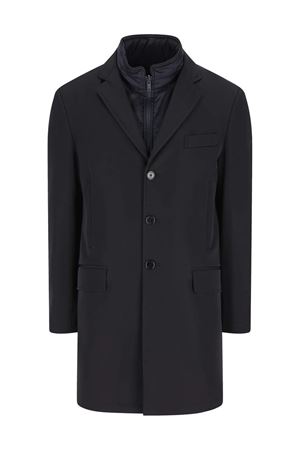 Double Coat in Gabardine Stretch FAY | NAM5351168STOAU807