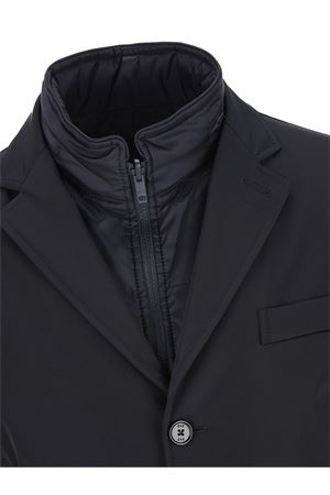 Double Coat in Gabardine Stretch FAY | NAM5351168STOAU807