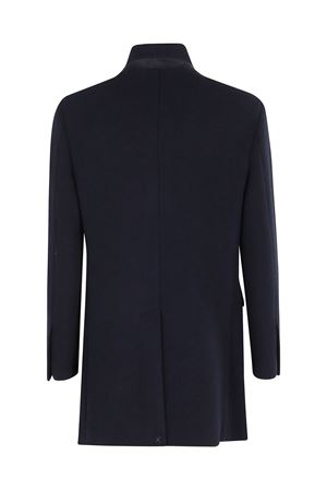 Dark blue wool single-breasted coat FAY | NAM5451025JXLQU808