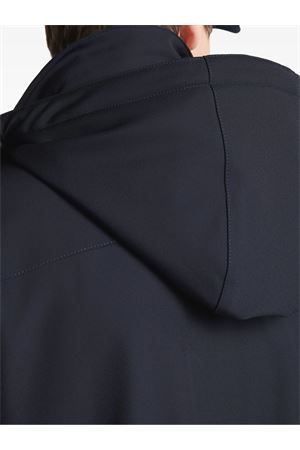 Blue hooded snap-fastening parka FAY | NAM6151037JXRFU807
