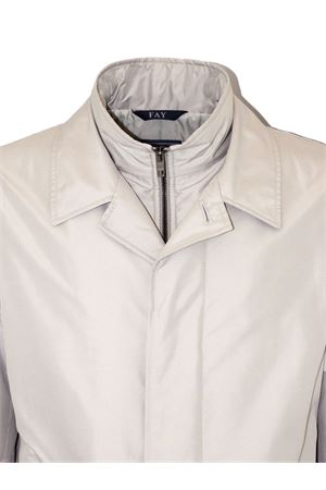 Light beige waterproof morning coat FAY | NAM62510160AXXB208