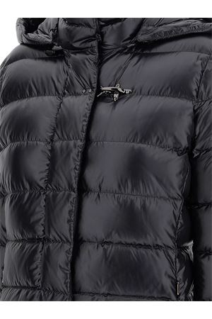 Piumino con cappuccio in nylon nero FAY | NAW36513160ICIB999