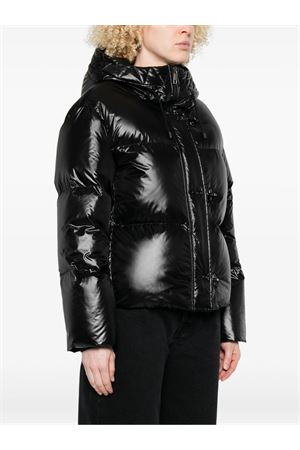 Black hooded puffer jacket FAY | NAW36513580ICIB999