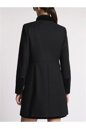 Coat in Black Wool Fabric FAY | NAW50513130SGLB999