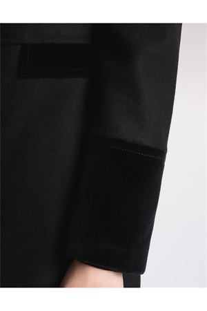 Coat in Black Wool Fabric FAY | NAW50513130SGLB999