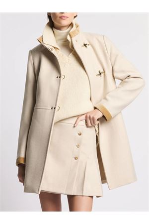 Virginia Coat in Mélange Wool Fabric FAY | NAW50514000XMYC002