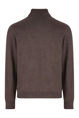 Turtleneck in Brown Wool FAY | NMMC1512440CQTS801