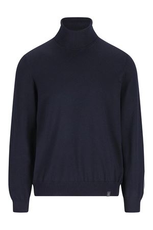 Turtleneck in Blue Wool FAY | NMMC1512440CQTU807