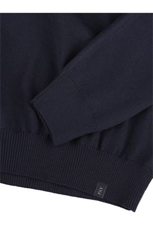 Turtleneck in Blue Wool FAY | NMMC1512440CQTU807