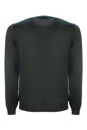 Dark green 140S virgin wool jumper FEDELI | MU0070123