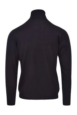 Dark blue superfine wool sweater FEDELI | MU0070136