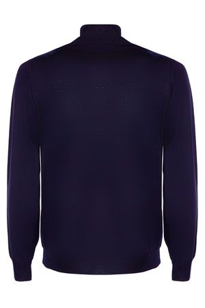 Blue 140S virgin wool jumper FEDELI | MU0079816