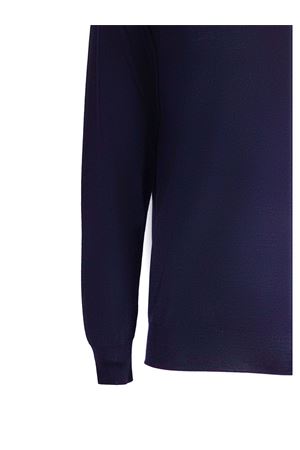 Blue 140S virgin wool jumper FEDELI | MU0079816
