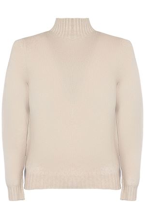 Light Beige virgin wool and cashmere blend sweater FEDELI | MU00813563